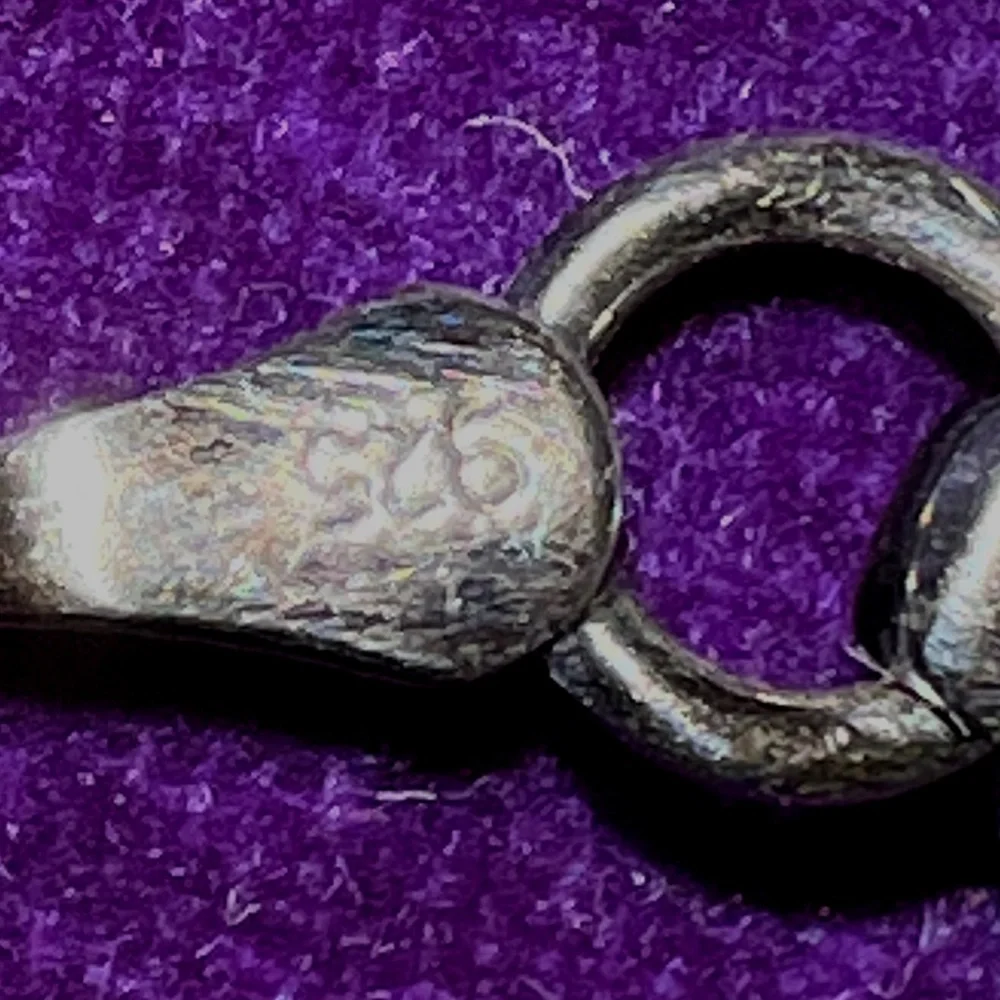 Sterling Silver & gold bracelet with yellow zircon in 7 1/4 - Picture 6 of 6